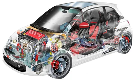 Abarth Engine Bay Parts