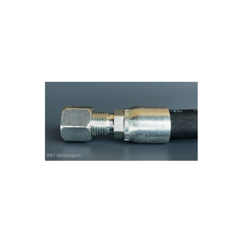 10mm Compression to 3/8" Power Steering Hose Fitting