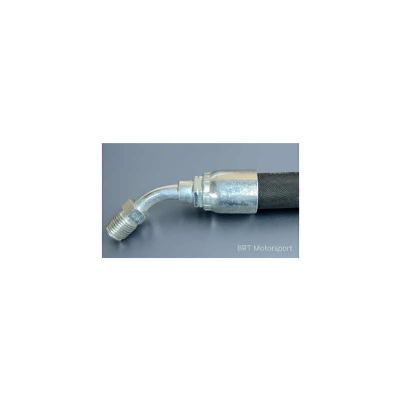 1/2"-20 UNF Male 45° Swivel Power Steering Hose Fitting for 3/8" Hose