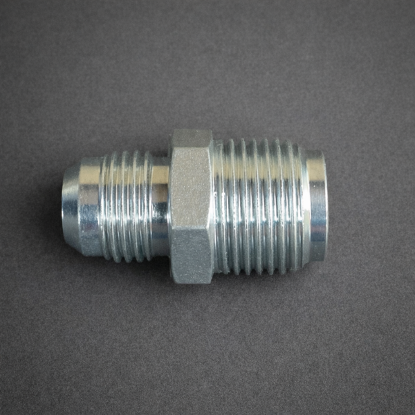AN6 to 11/16"x18 Inverted Flare Power Steering Male Adaptor