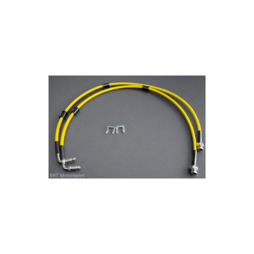 Abarth 500 595 Rear Caliper & Axle Hard Line Replacement Hoses yellow