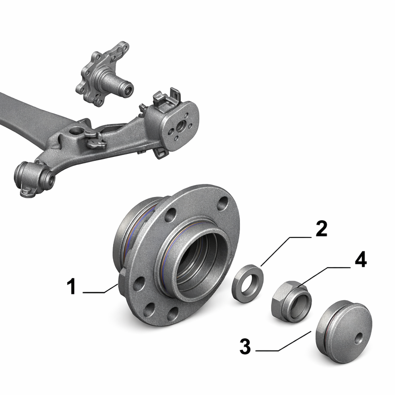 Abarth Rear Bearing Diagram