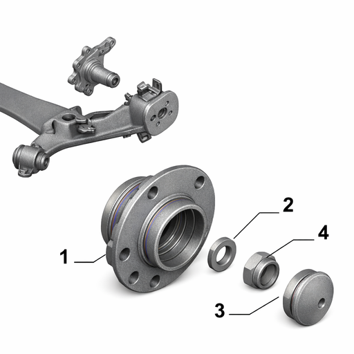Abarth Rear Bearing Diagram