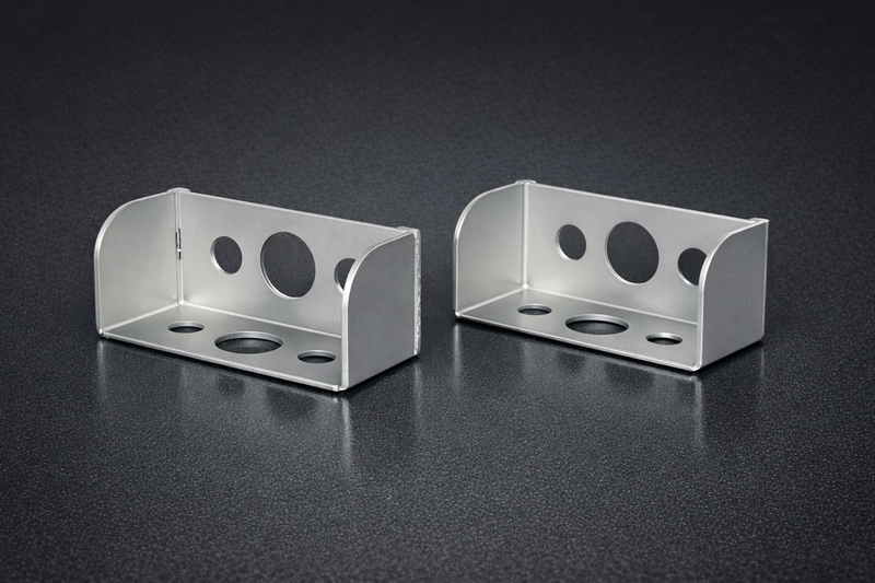 Alloy mud flap bracket - rally