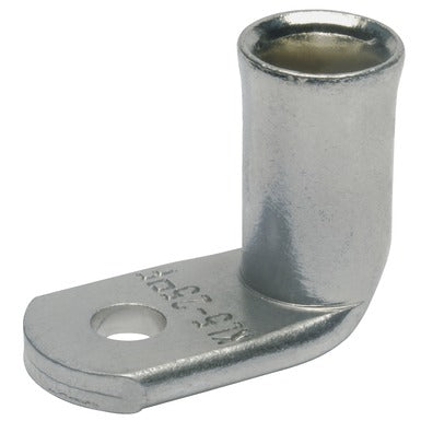Battery eyelet crimp angled