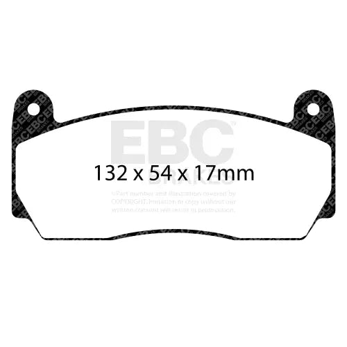 Abarth 500/595 EBC Big Brake Kit Pads