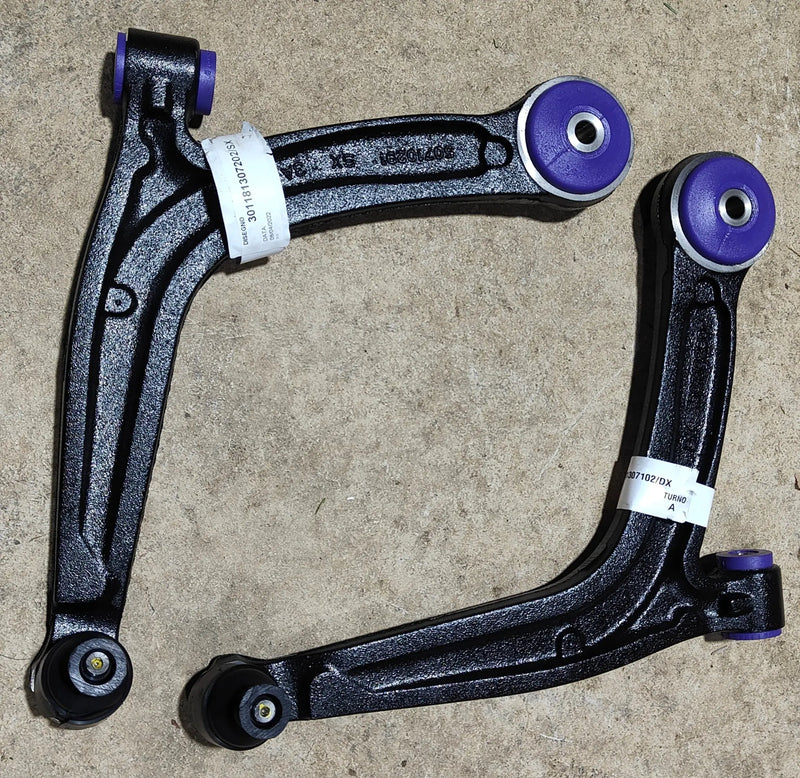 Abarth 500 595 front Suspension Arms With Road Sereis Powerflex Bushes