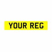 Stick On Number Rear Plate