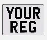 Stick On Reflective Number Plate BRT Motorsport