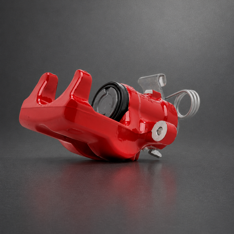 Abarth 500 595 Left Rear Brake Caliper - Red