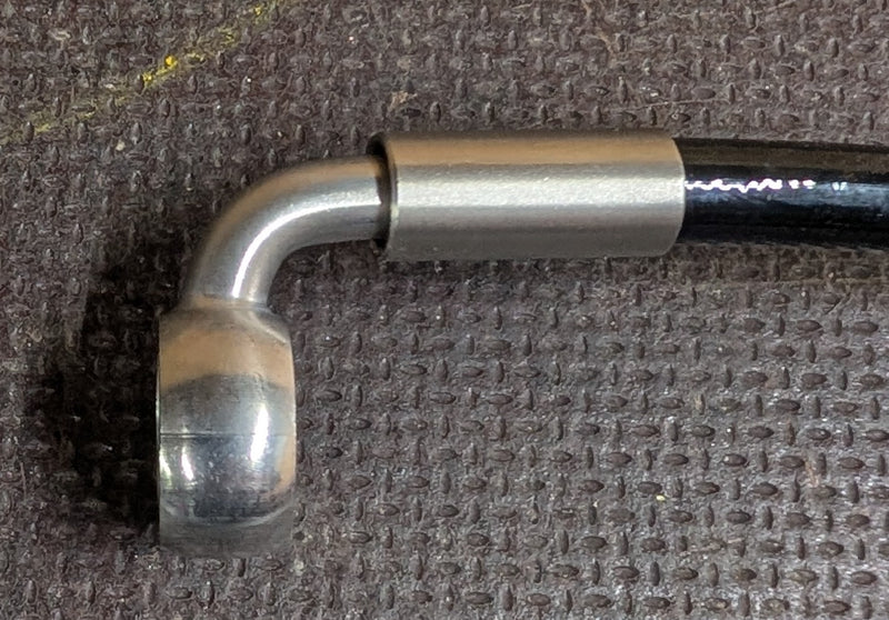 7/16" Banjo Hose End 90° Bend