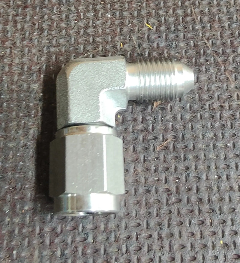3/8 unf Stainless Steel Male To Female Swivel 90° Fitting