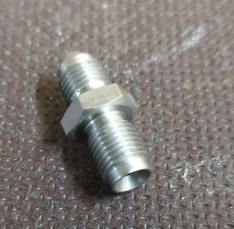 M10x1 Stainless Steel Male Male Adaptor Convex to Concave Seat