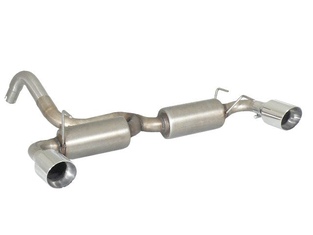 Abarth 500/595 Ragazzon Stainless steel rear silencer With Carbon Tips