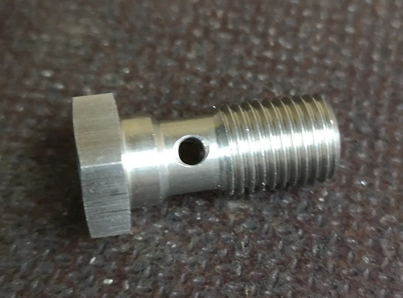 Stainless Steel 7/16x20 Banjo Bolt 25mm Length