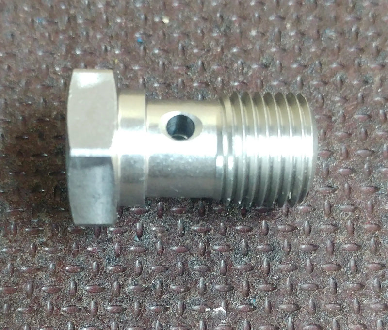 7 16" x 24 Stainless Steel Restricted Turbo Banjo Bolt