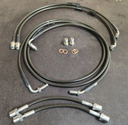 Clio 197 - 6 Line Braided Brake Hose Kit