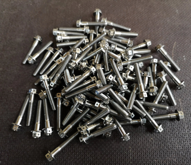 M6 x 35 Titanium Flange Head Bolt