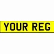 Stick On Rear Reflective Number Plate